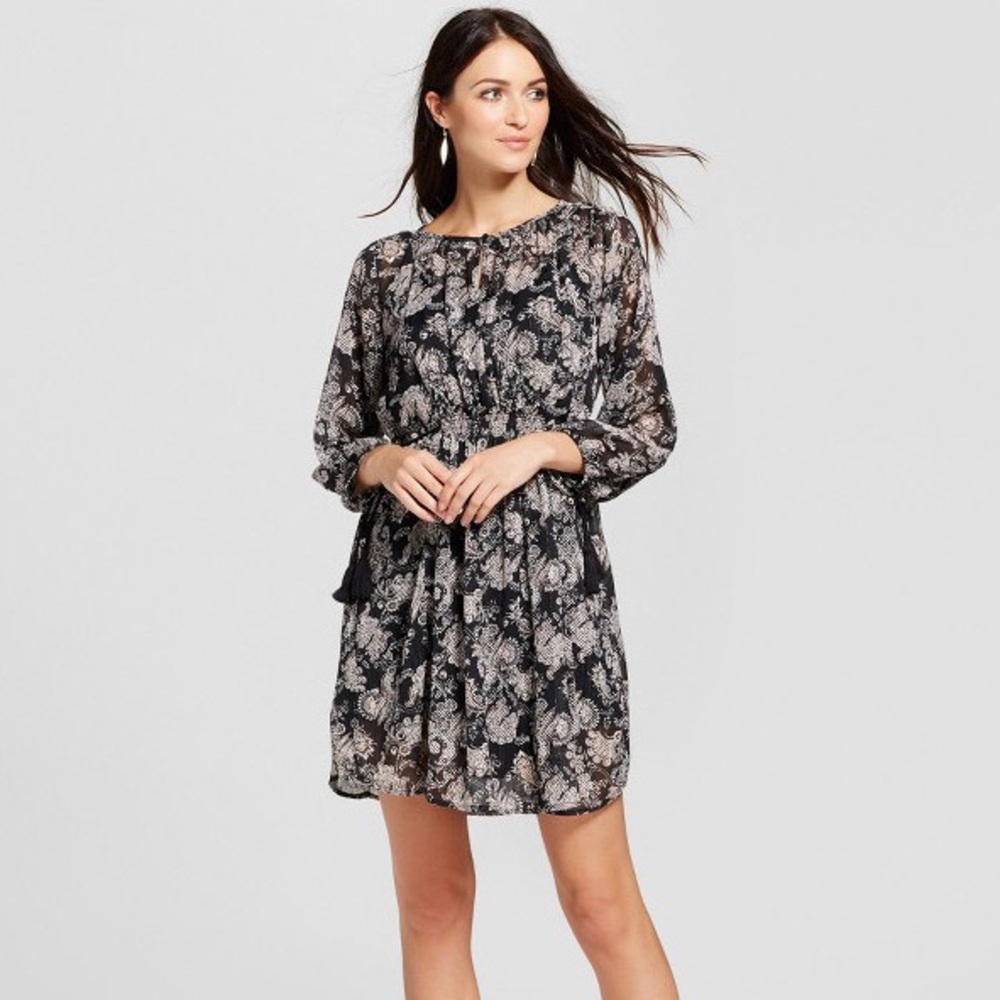 🌿Boho Paisley Slip Dress